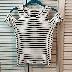 Striped Off-the-Shoulder Top